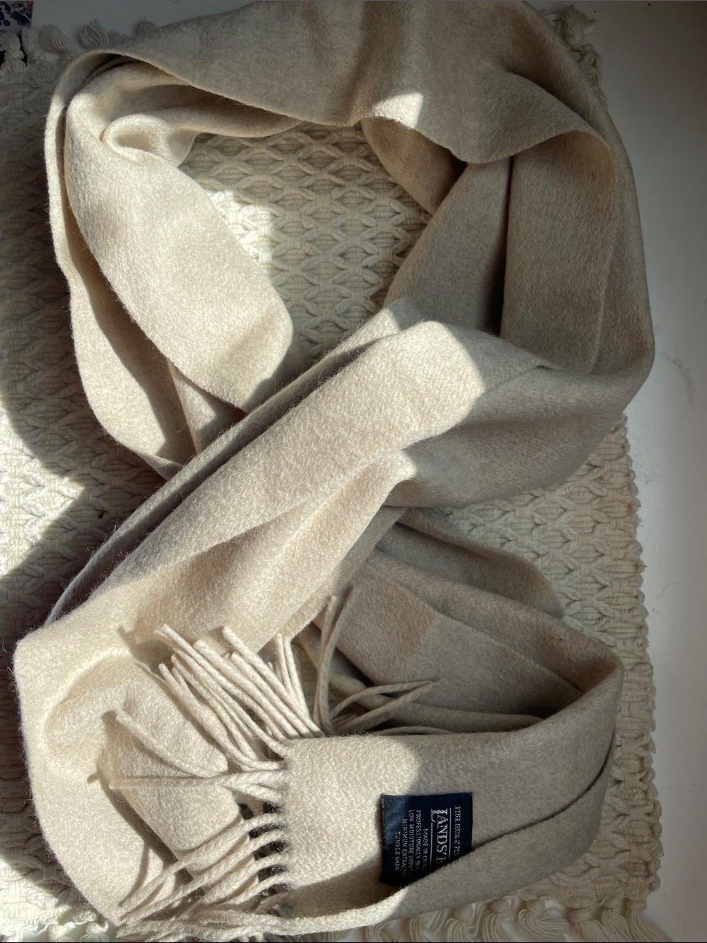 LANDS END CASHMERE SCARF